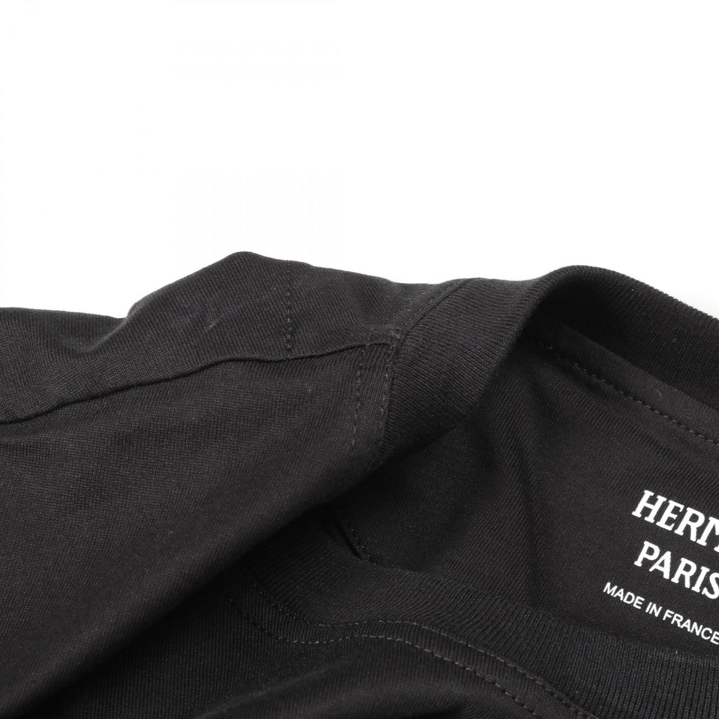 HERMES Cartouche Black Cotton Dress - Timeless Elegance