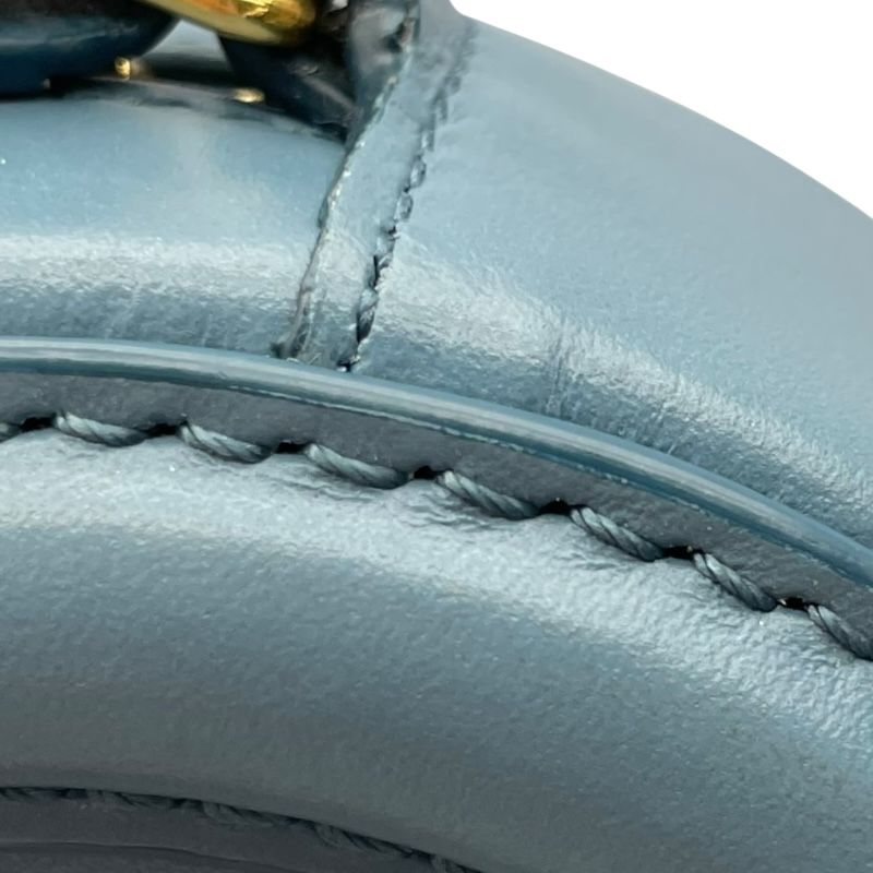 CELINE Oval Purse Shoulder Bag in Blue Leather - Exquisite Craftsmanship