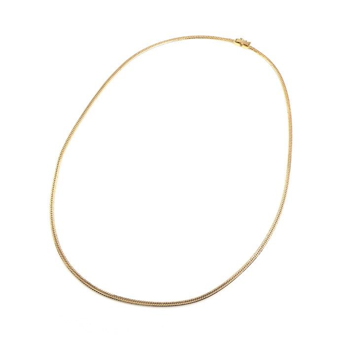 K18YG Double Link Chain Necklace - Exquisite Craftsmanship