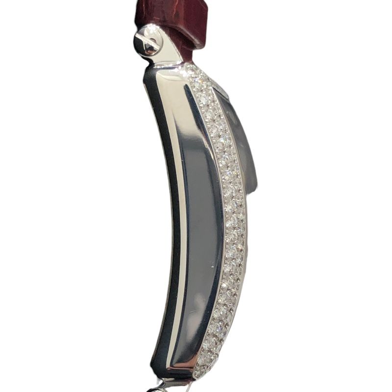 FRANCK MULLER Long Island 902QZDCD1R K18WG Silver Ladies Watch