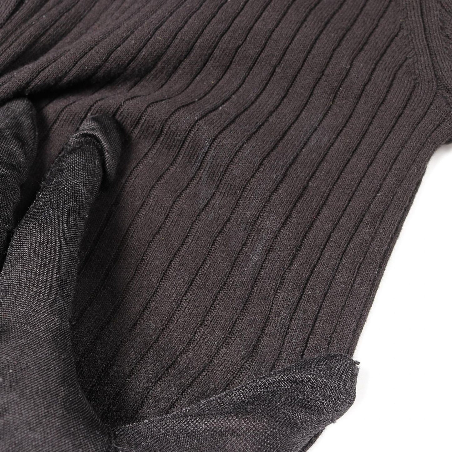 PATOU Black Cotton Knit Polo Shirt - Exquisite Elegance