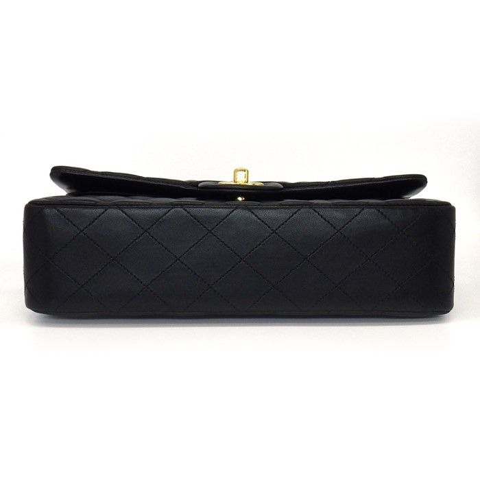 CHANEL Classic Matelassé 25 Shoulder Bag in Black Lambskin