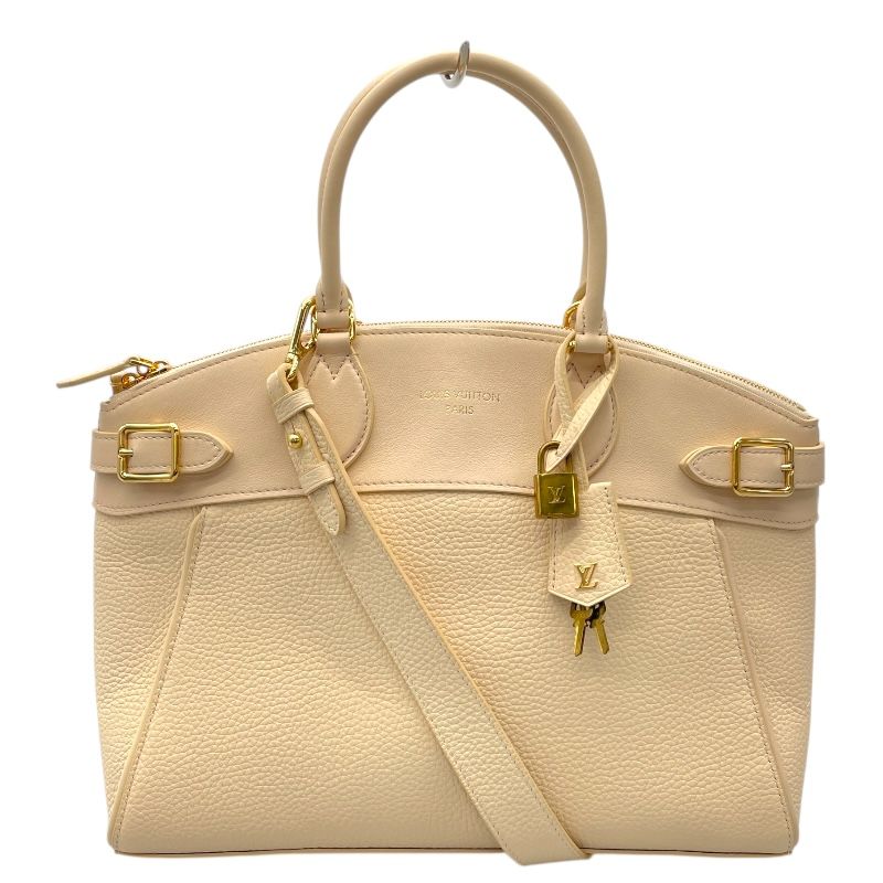 Louis Vuitton Vendôme M23061 Crème Taurillon Leather Shoulder Bag