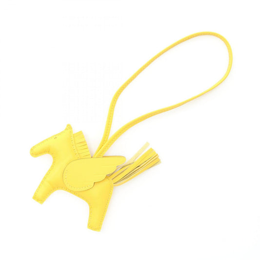 HERMES Rodeo Pegasus PM Charm in Jaune Naple - Unused Luxury Accessory