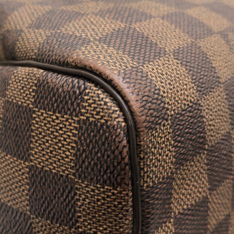 Louis Vuitton Speedy 30 Handbag - Brown Damier with Gold Hardware