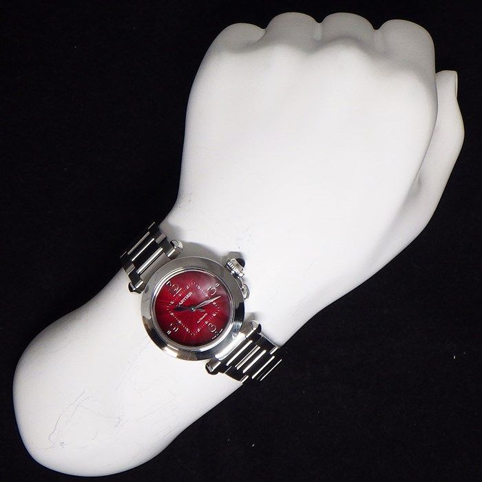 Cartier Pasha de Cartier WSPA0031 Automatic Watch with Red Dial
