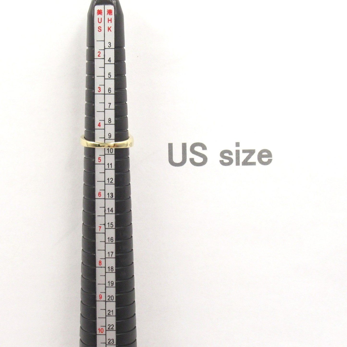 Exquisite K18 Yellow Gold Diamond Ring - Size 7.5