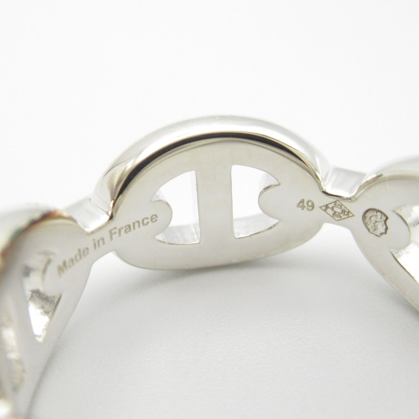 HERMES Chaine d'Ancre Ring in Silver 925 - Unisex Elegance