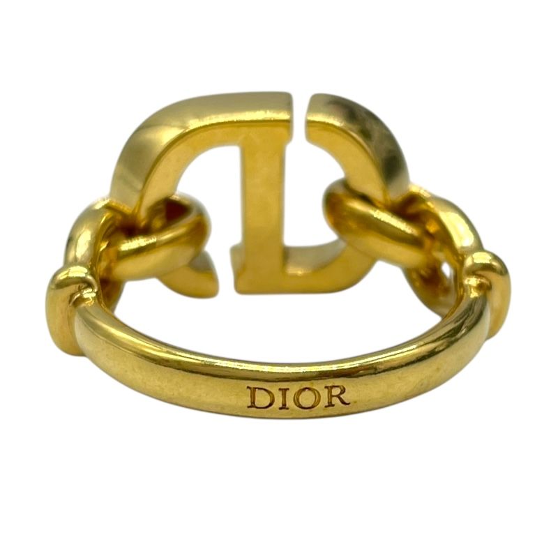 Christian Dior 30 Montaigne Ring in Gold and Black Metal