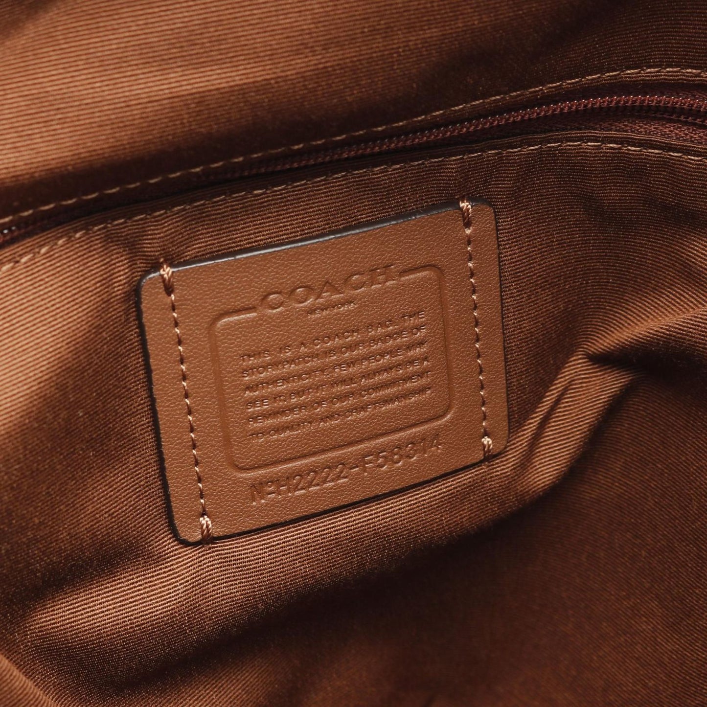 COACH Charlie Signature Backpack in Brown PVC Coated Canvas