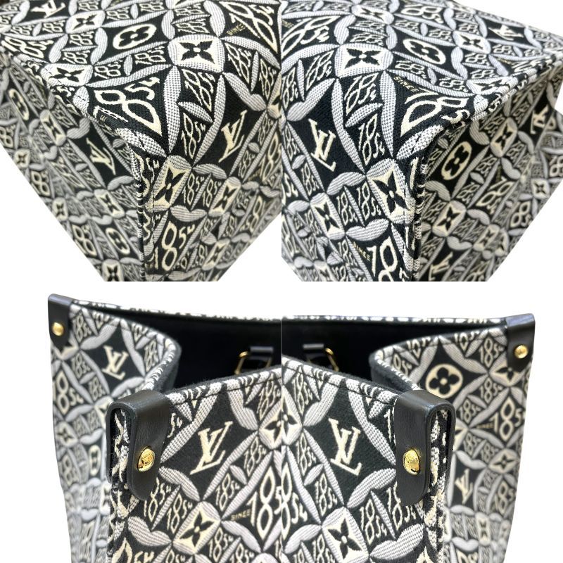 Louis Vuitton OnTheGo GM Since1854 Black & White Handbag