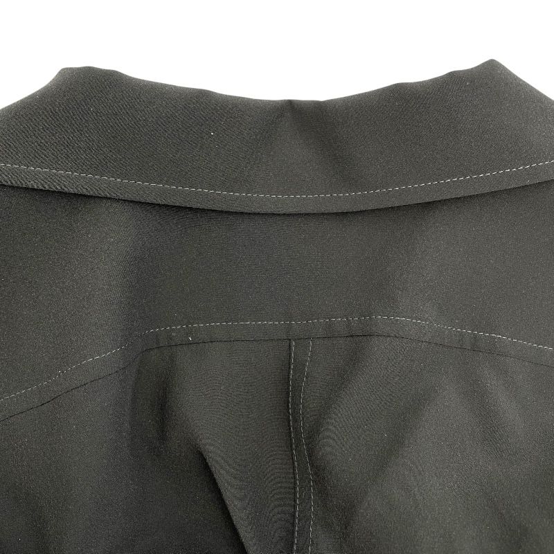 Louis Vuitton Asymmetrical Belt Dress in Black Silk - Size 34