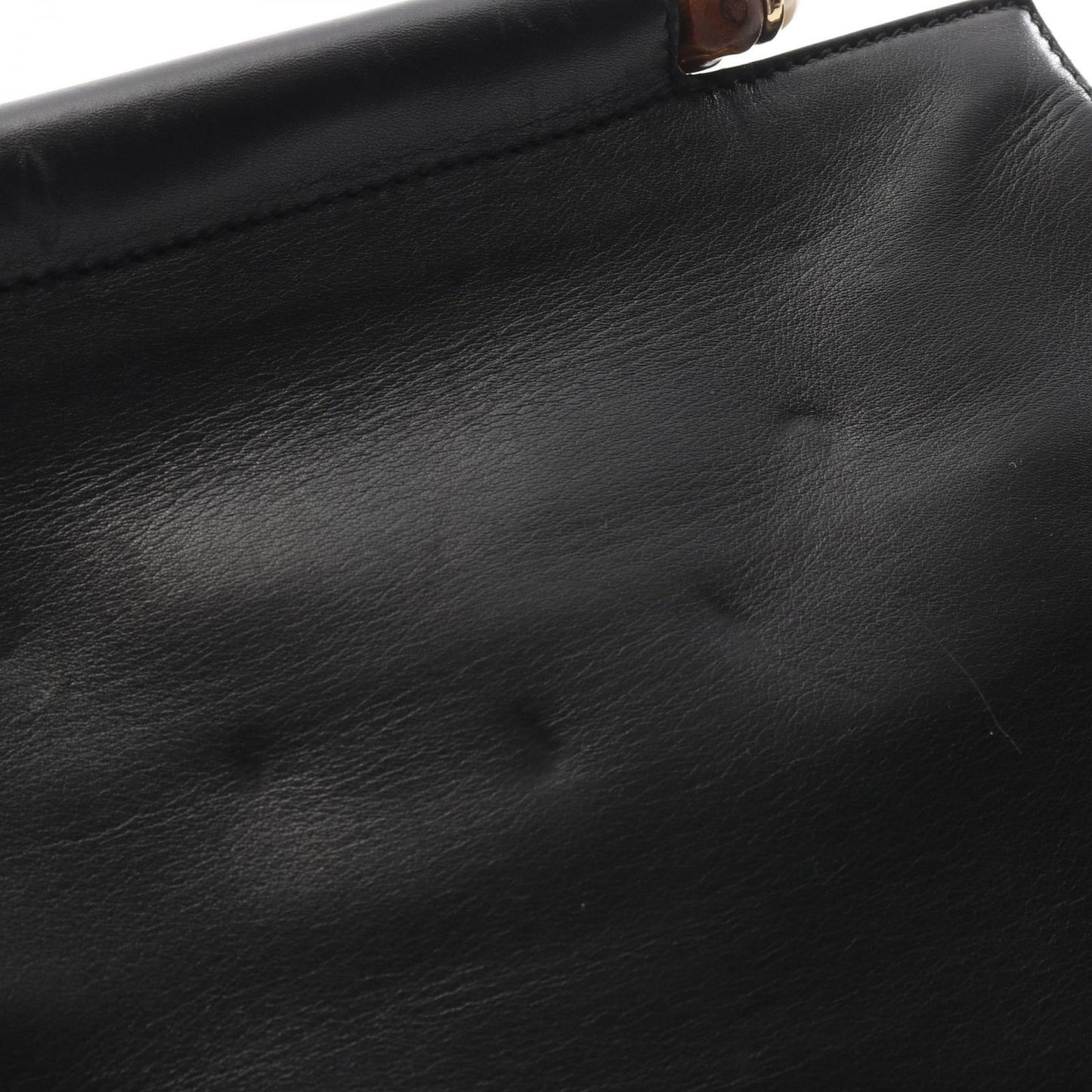 GUCCI Nimfair Bamboo Handbag - Black Leather, Exquisite Craftsmanship