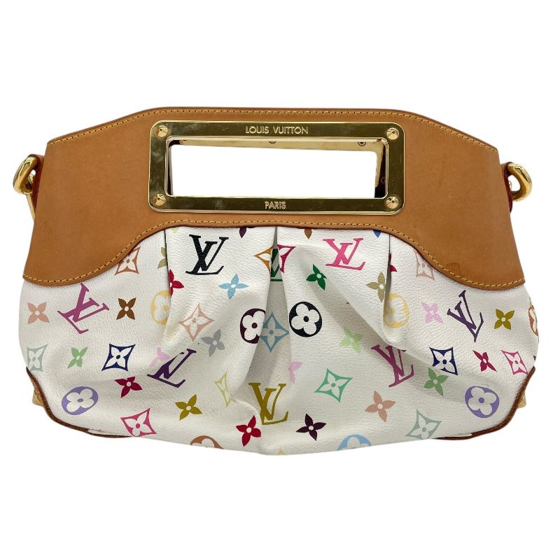 Louis Vuitton Judy MM Monogram Multicolor White Shoulder Bag