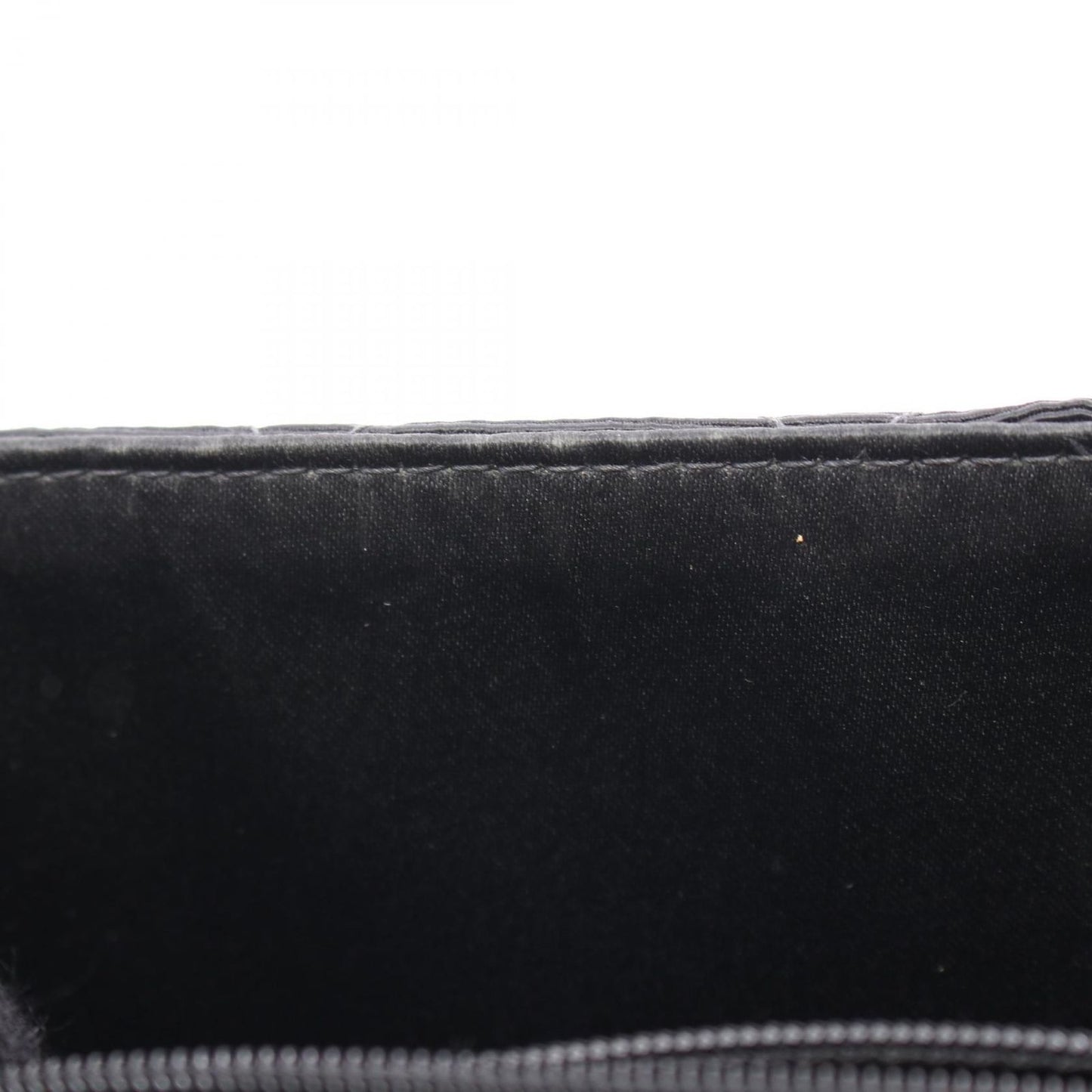 CHANEL Matelassé Single Flap Shoulder Bag - Black Canvas