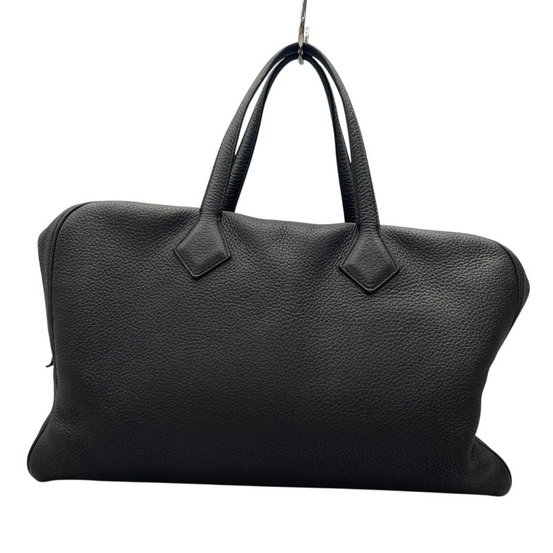 HERMES Victoria 40 Black Togo Leather Business Bag - R Stamp