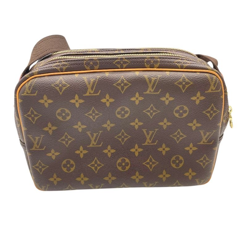 Louis Vuitton Reporter PM Monogram Canvas Shoulder Bag - Brown