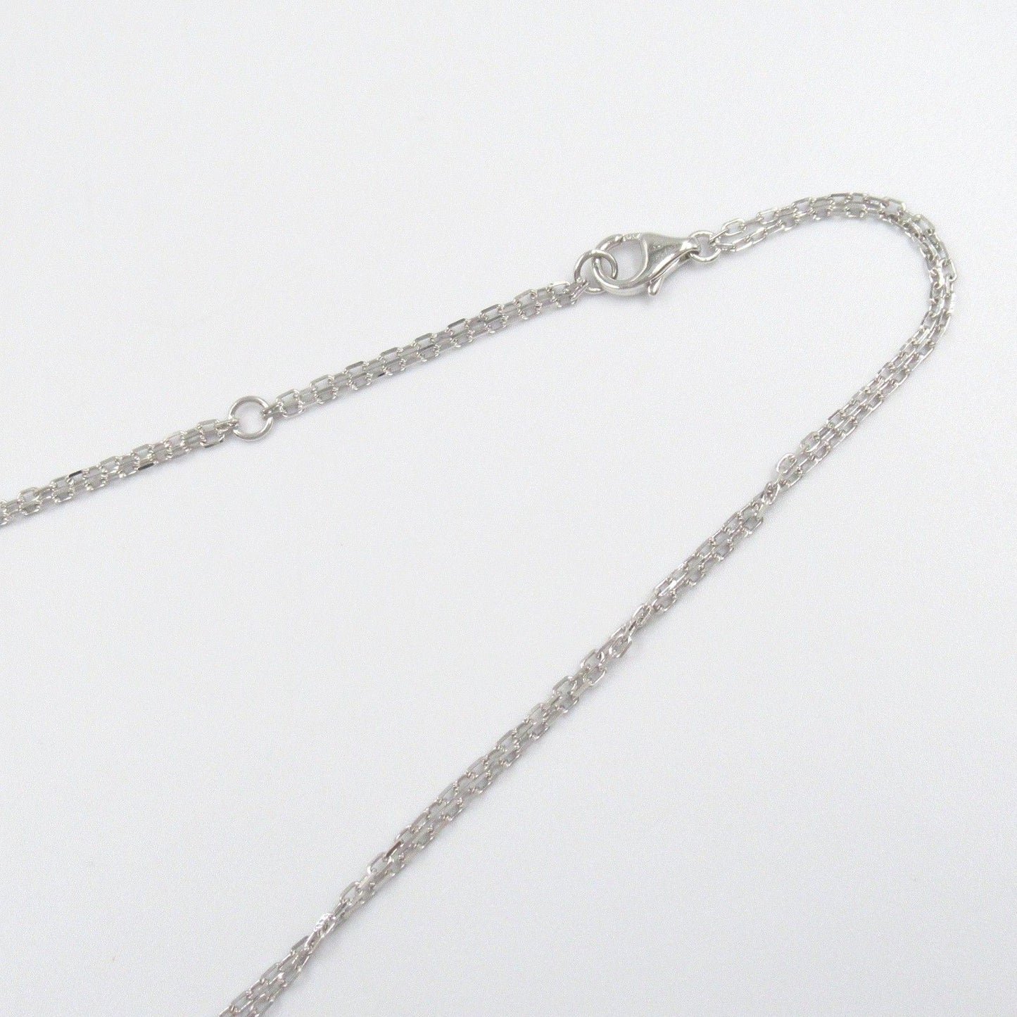 CARTIER Love Circle Necklace in K18WG with Diamonds