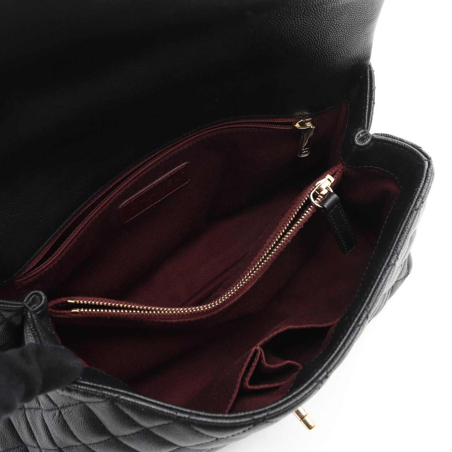 CHANEL Coco Handle 29 Flap Bag in Black Calfskin - Timeless Elegance