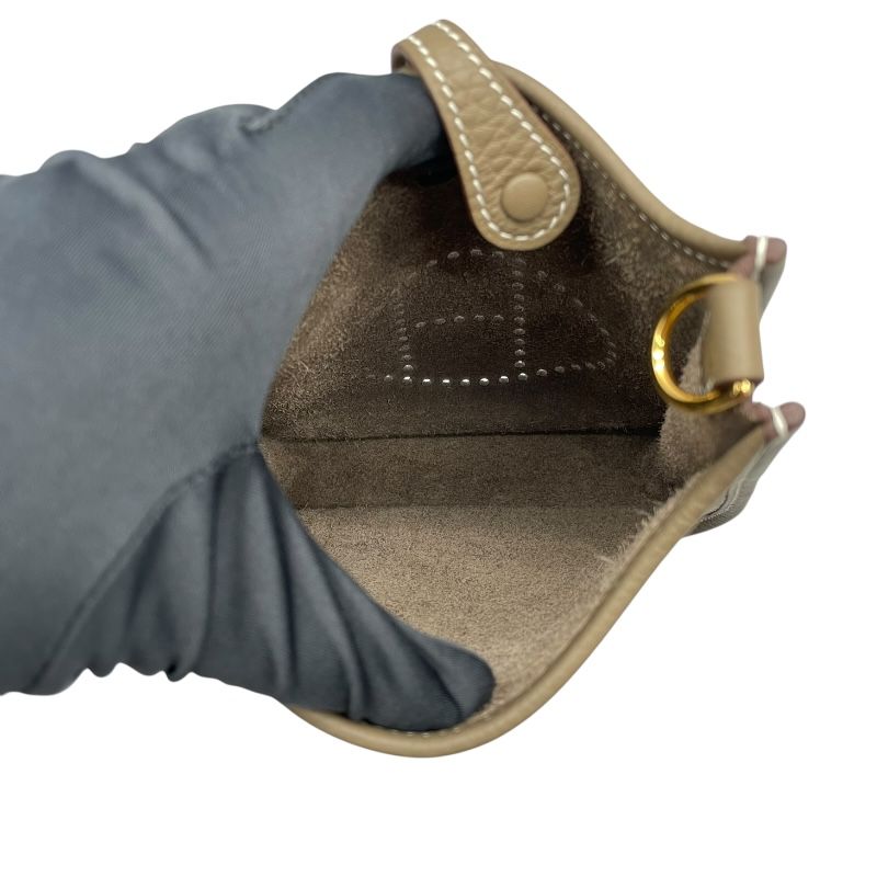 HERMES Evelyne TPM in Etoupe with Gold Hardware - Exquisite Craftsmanship