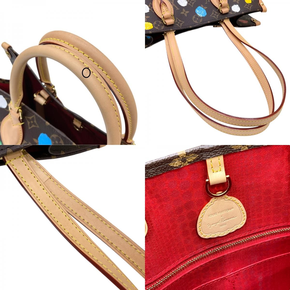 Louis Vuitton OnTheGo MM Yayoi Kusama Collaboration - Brown Monogram