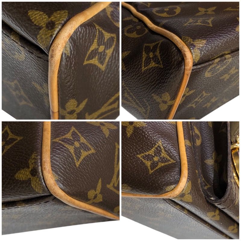 Louis Vuitton Manhattan PM Monogram Canvas Handbag - Brown