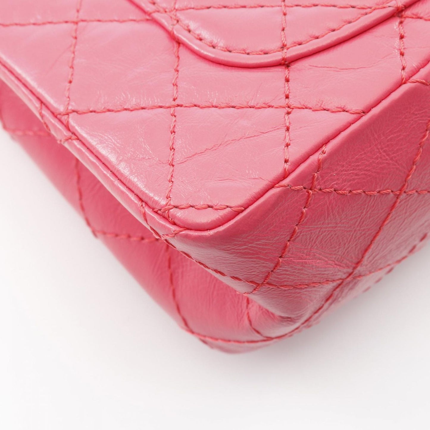 CHANEL 2.55 Pink Calfskin Shoulder Bag - Timeless Elegance