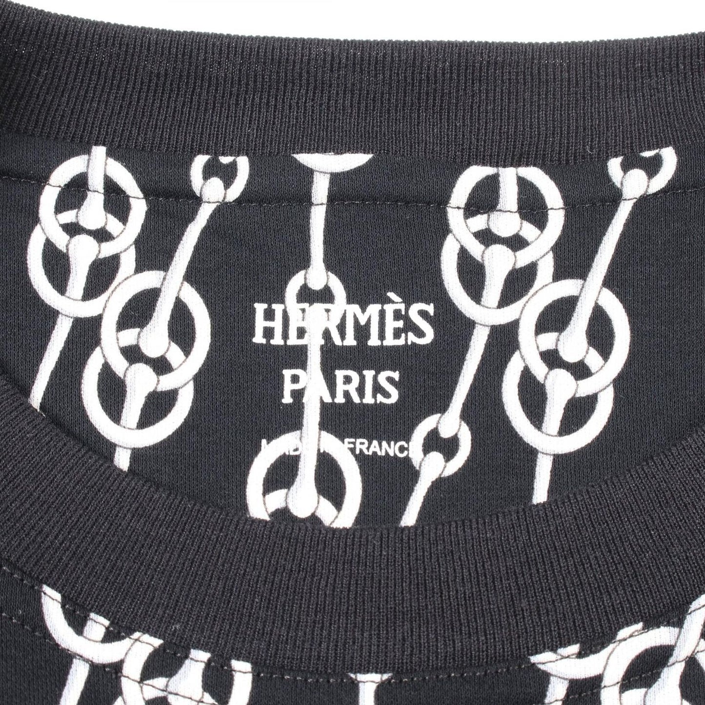 HERMES Cotton Dress - Exquisite Elegance in White & Black