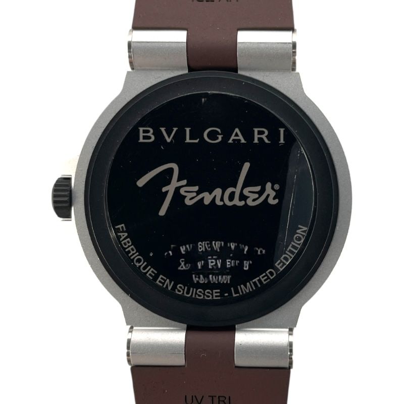 BVLGARI Aluminum GMT Fender Limited Edition Watch - Brown