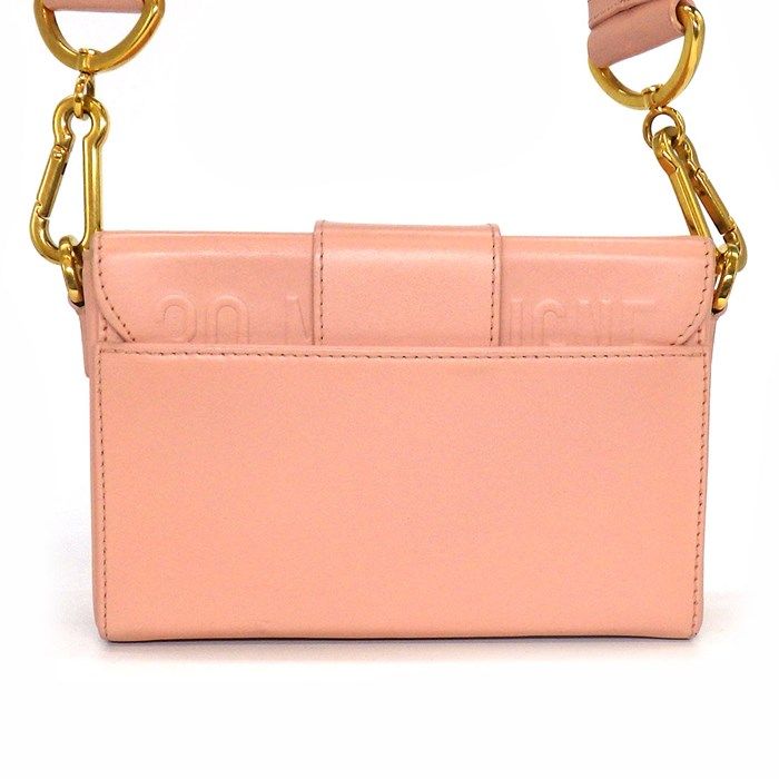 Dior 30 Montaigne Box Micro Shoulder Bag in Rose Devan