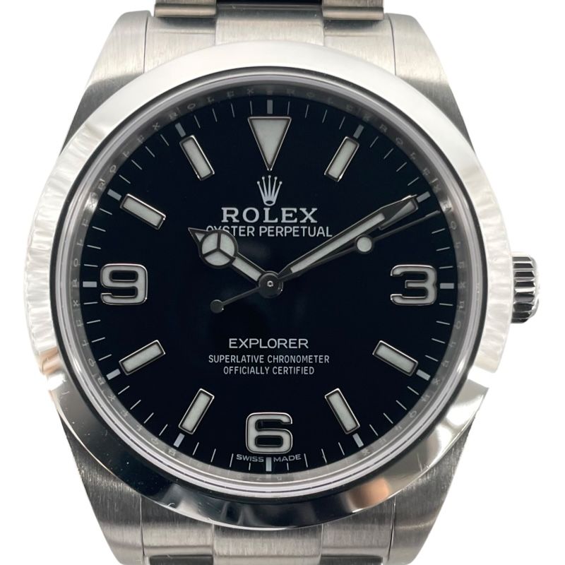 ROLEX Explorer 1 214270 Black Dial Stainless Steel Men's Watch