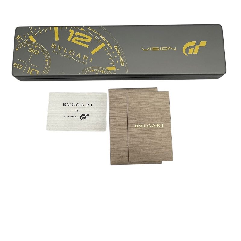 BVLGARI Aluminum Gran Turismo Limited Edition Yellow Automatic Watch