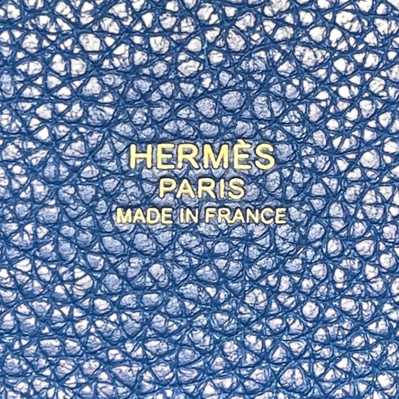 HERMES Picotin Lock PM Blue France with Gold Hardware - Z Stamp