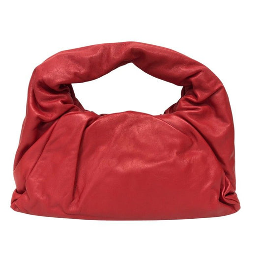Bottega Veneta Red Leather Shoulder Pouch - Timeless Elegance