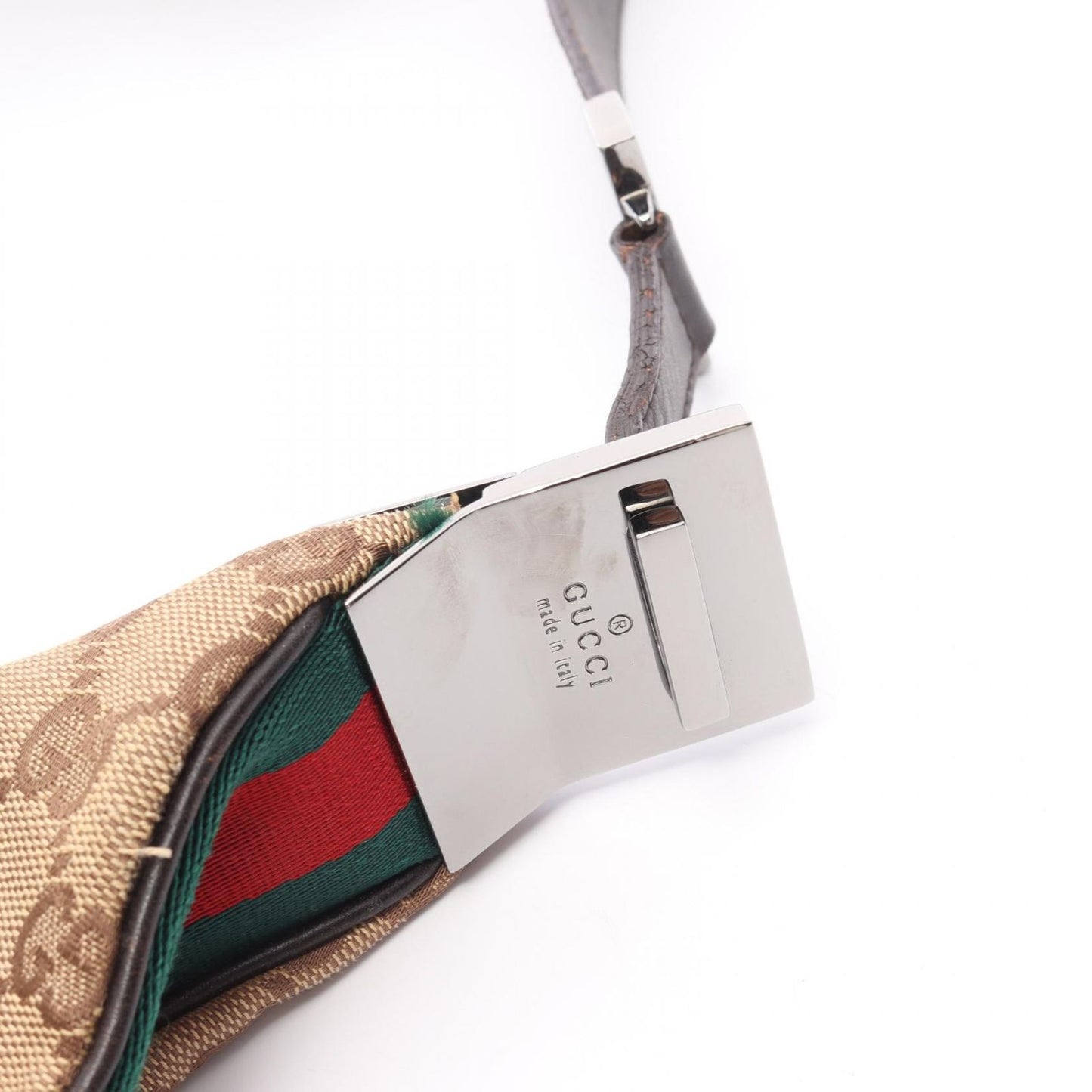 GUCCI GG Canvas Sherry Line Shoulder Bag - Beige Luxury