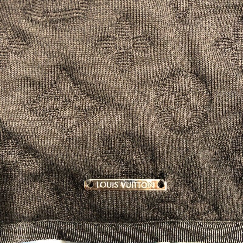 Louis Vuitton Monogram Embossed Logo Cotton Top for Women