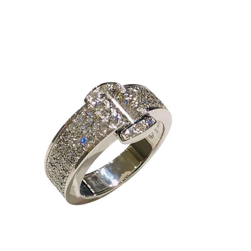 Piaget Miss Protocole Ring #53 in K18 White Gold - Exquisite Elegance