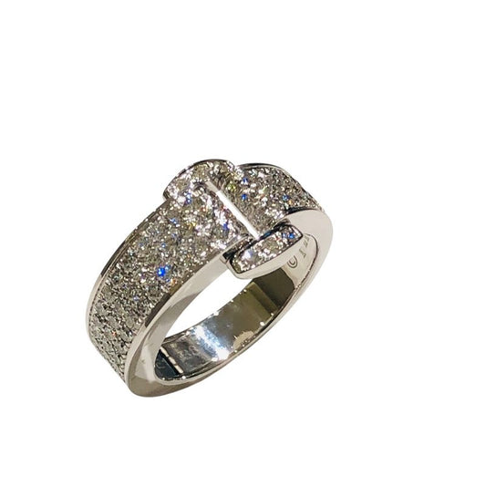 Piaget Miss Protocole Ring #53 in K18 White Gold - Exquisite Elegance