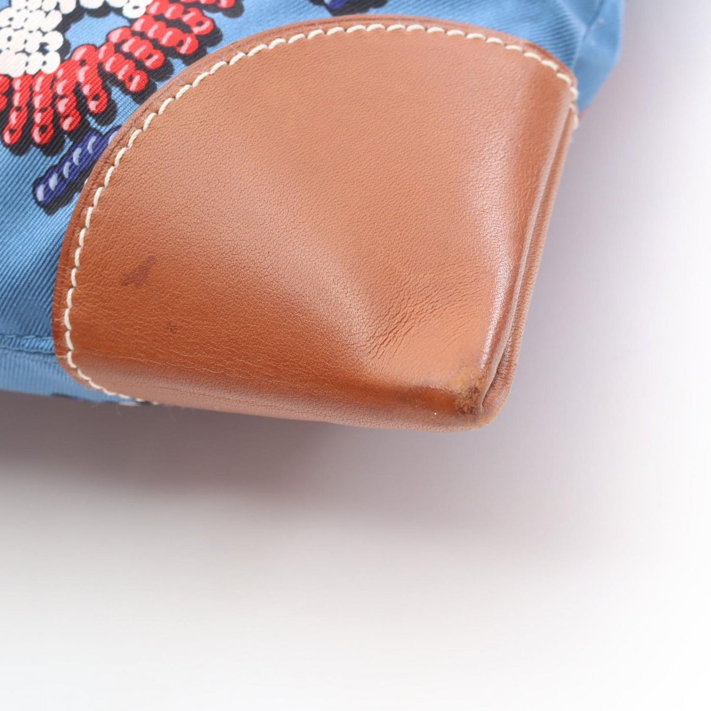 HERMES Silky City PM Kelly en Perles Shoulder Bag - Blue & Silk