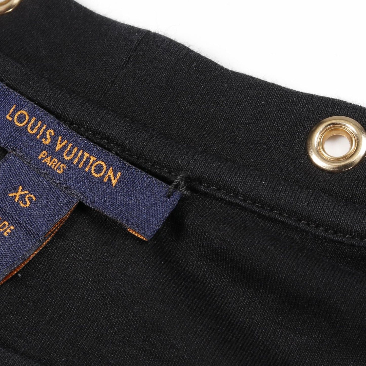 Louis Vuitton Side Strap Cotton T-Shirt - Black XS