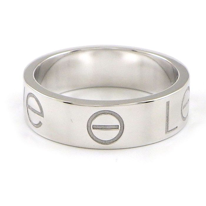 Cartier Love Ring 2006 Christmas Edition K18WG Size 13