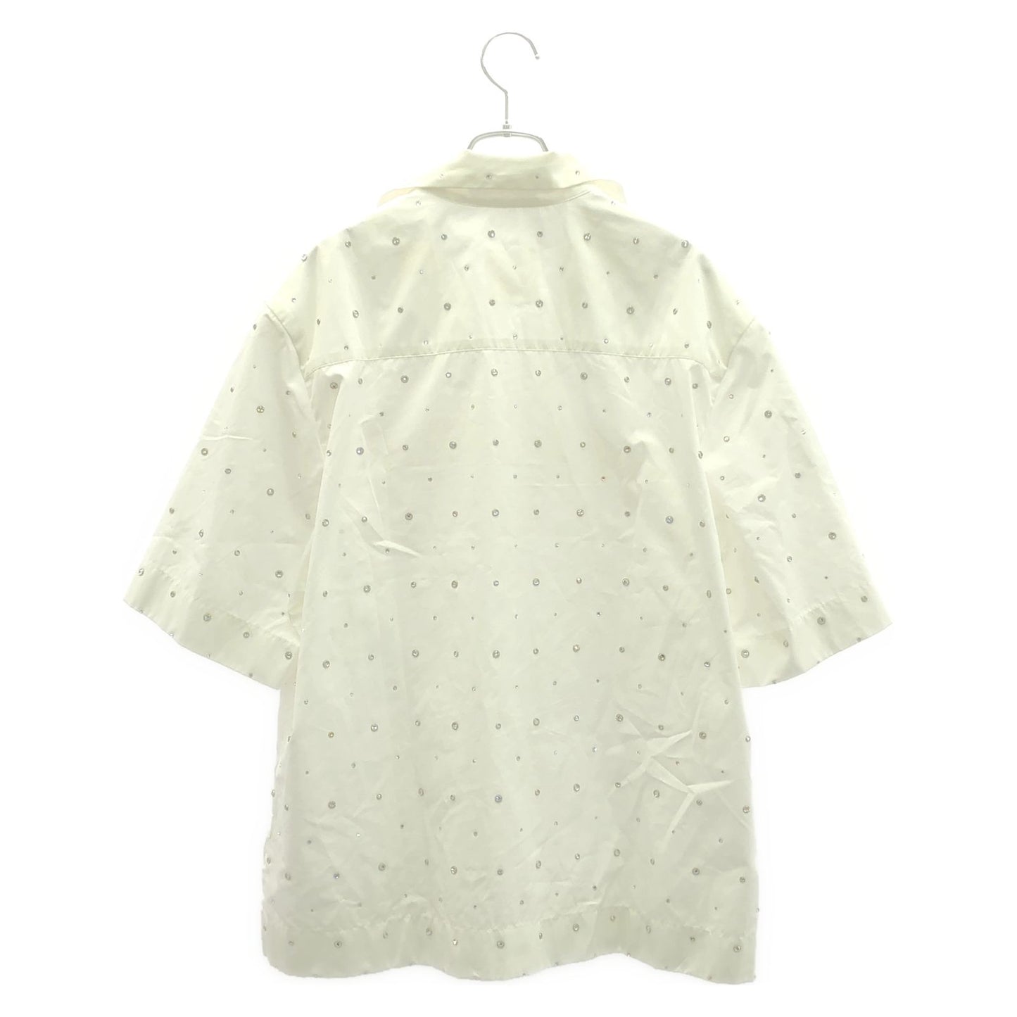 GIVENCHY White Cotton Short Sleeve Shirt - Timeless Elegance