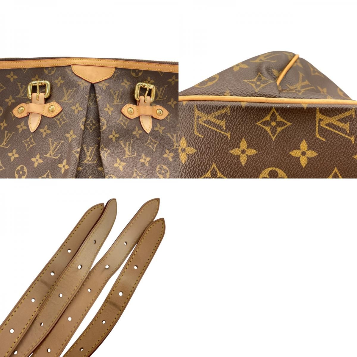 Louis Vuitton Palermo GM Monogram Canvas Shoulder Bag - Brown