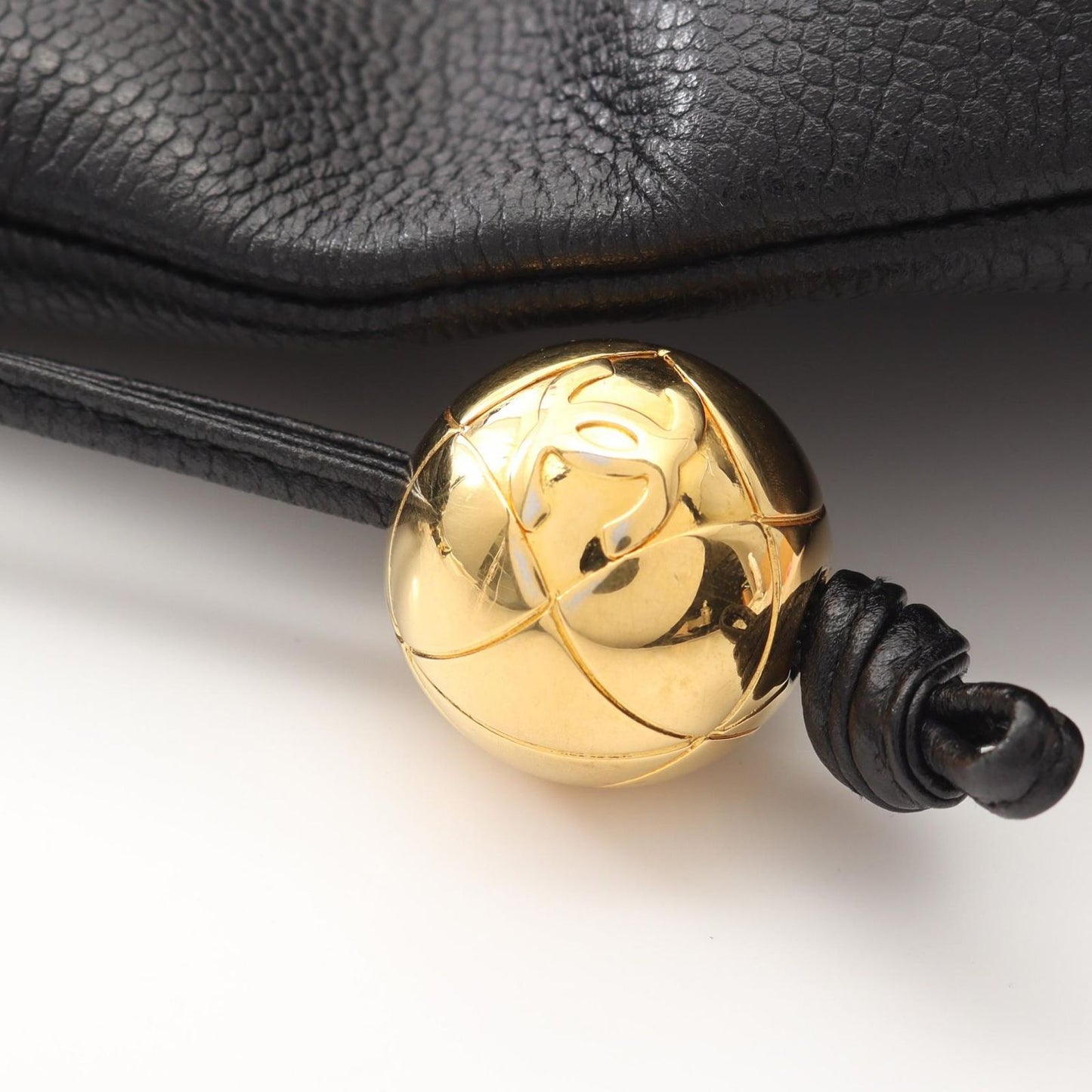 CHANEL Large Coco Mark Tote Bag in Black Caviar Leather