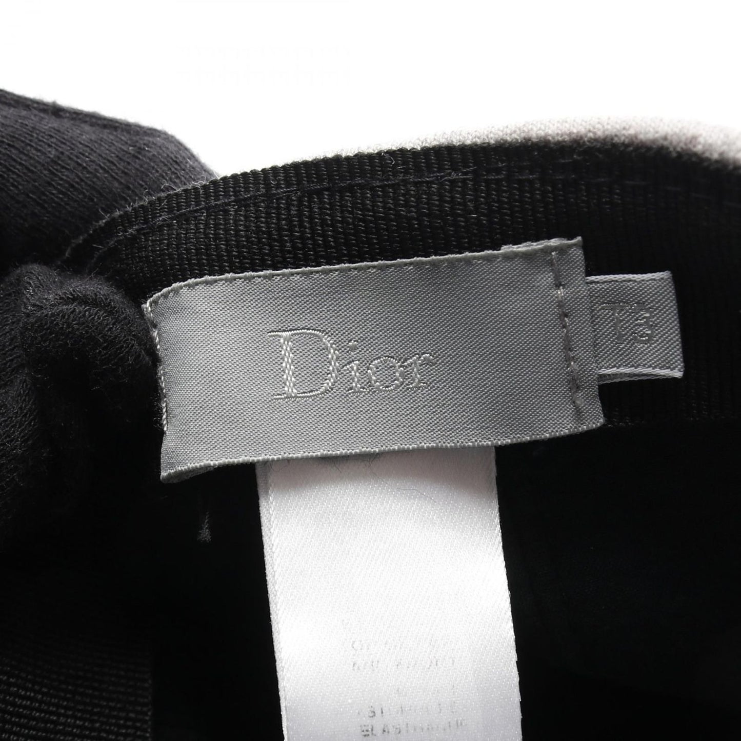 Dior Gray Cotton Cap - Timeless Elegance for the Modern Man