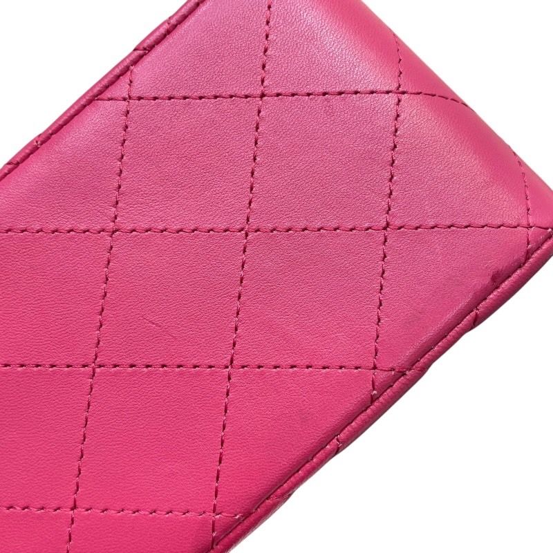 CHANEL Mini Matelassé 17 Pink & Silver Hardware Shoulder Bag