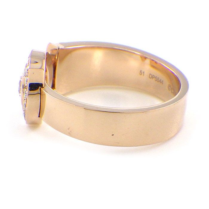 CHANEL Eternal No5 Ring with Diamonds in K18 Beige Gold