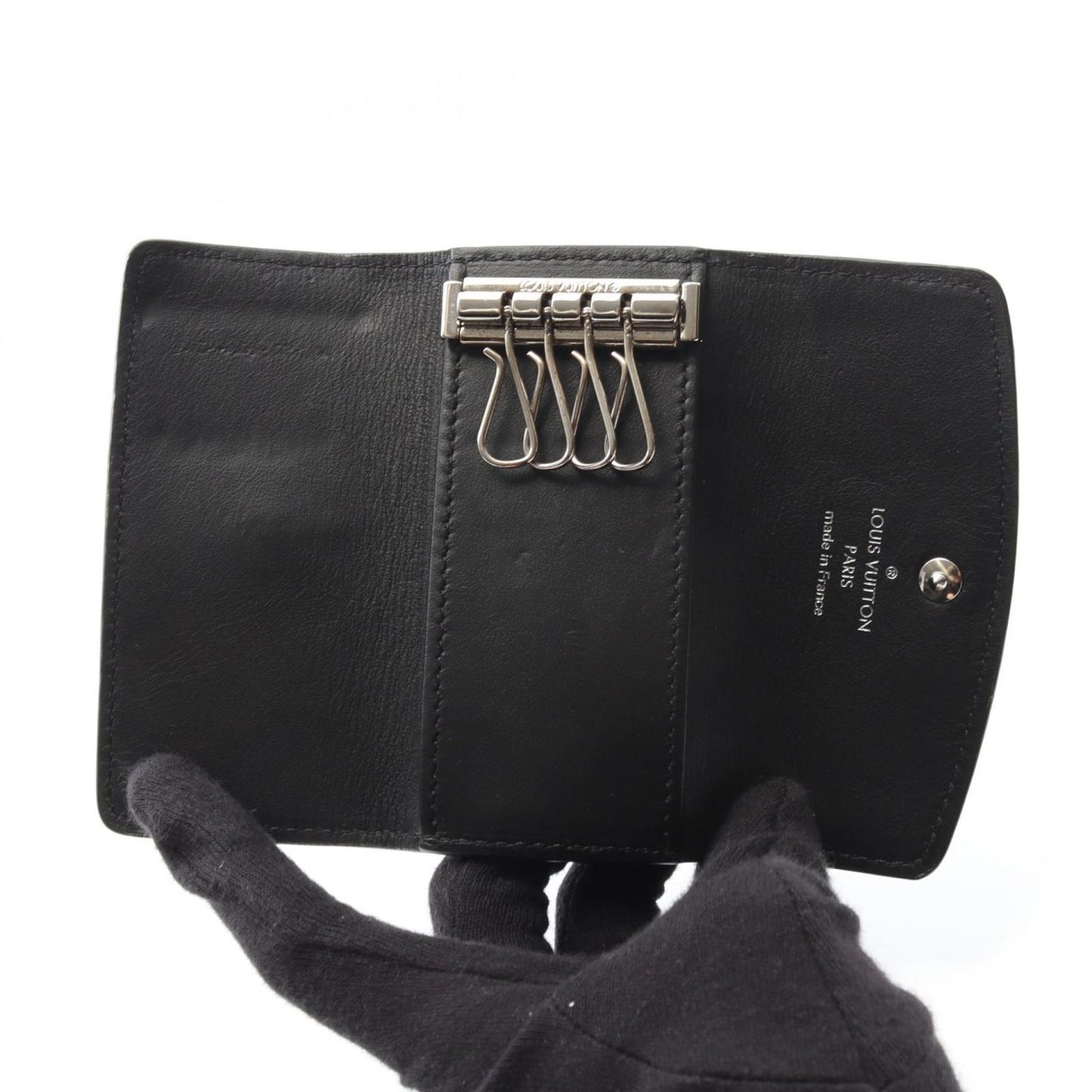 Louis Vuitton Monogram Mahina Noir Key Case - Exquisite Craftsmanship