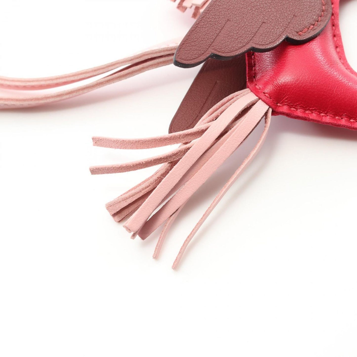 HERMES Rodeo Pegasus PM Charm in Raspberry Rose Sakura