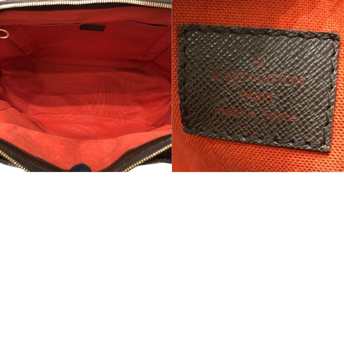 Louis Vuitton Belem MM Brown Damier Canvas Tote Bag - Timeless Elegance